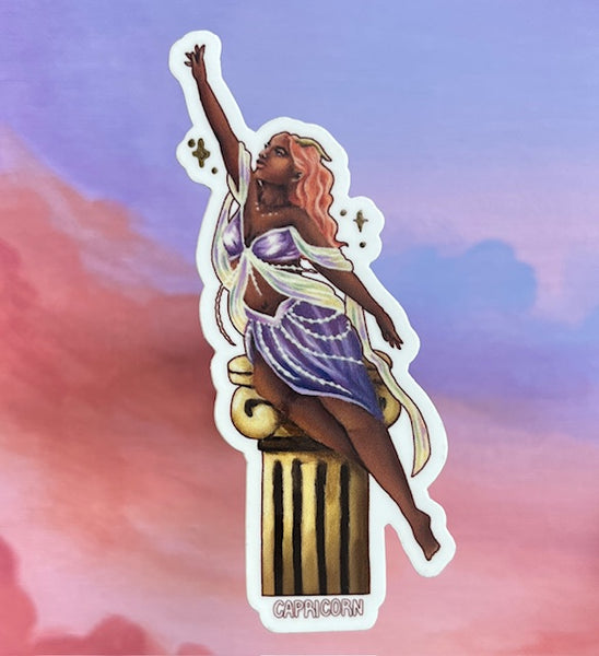 Zodiac Signs & Fantasy Sticker - Koiativity Vinyl Sticker Custom Art