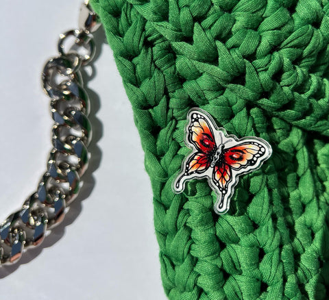 Flourish Butterfly Pin