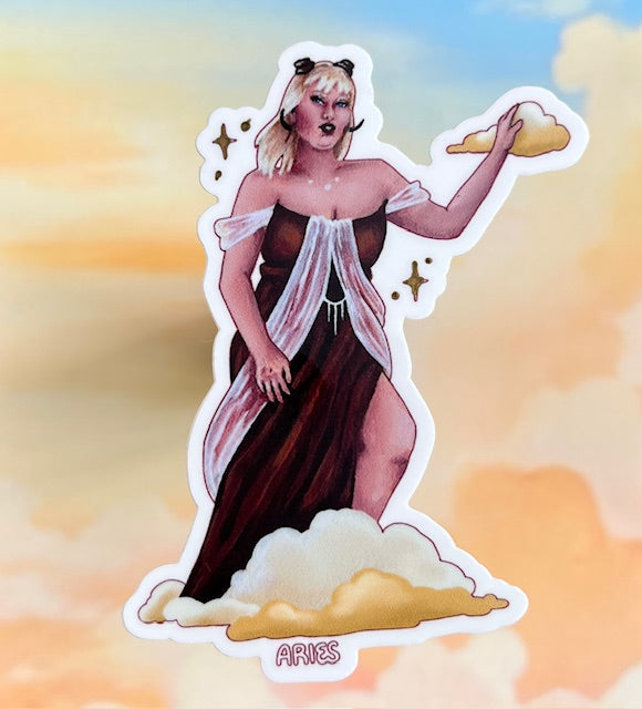 Zodiac Signs & Fantasy Sticker - Koiativity Vinyl Sticker Custom Art