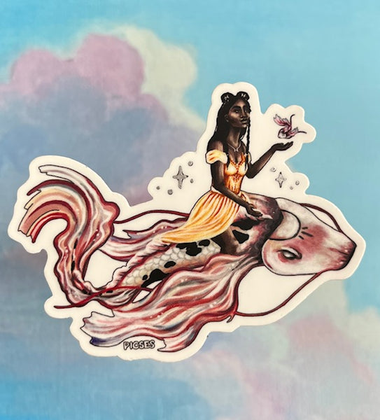 Zodiac Signs & Fantasy Sticker - Koiativity Vinyl Sticker Custom Art