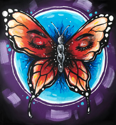 Flourish Butterfly Print