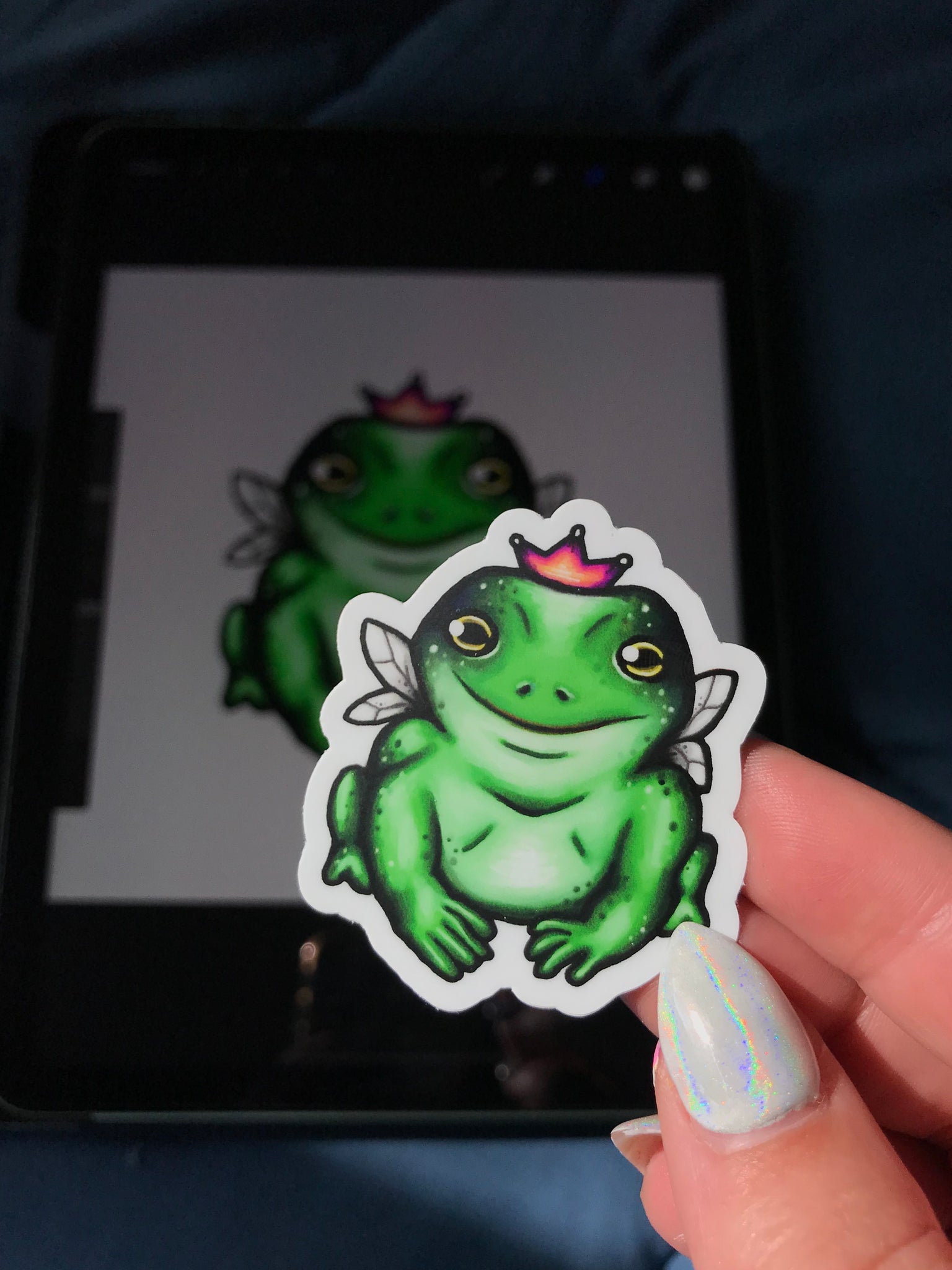 Froggy Friend Sticker