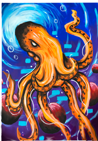 Octopus Art Print