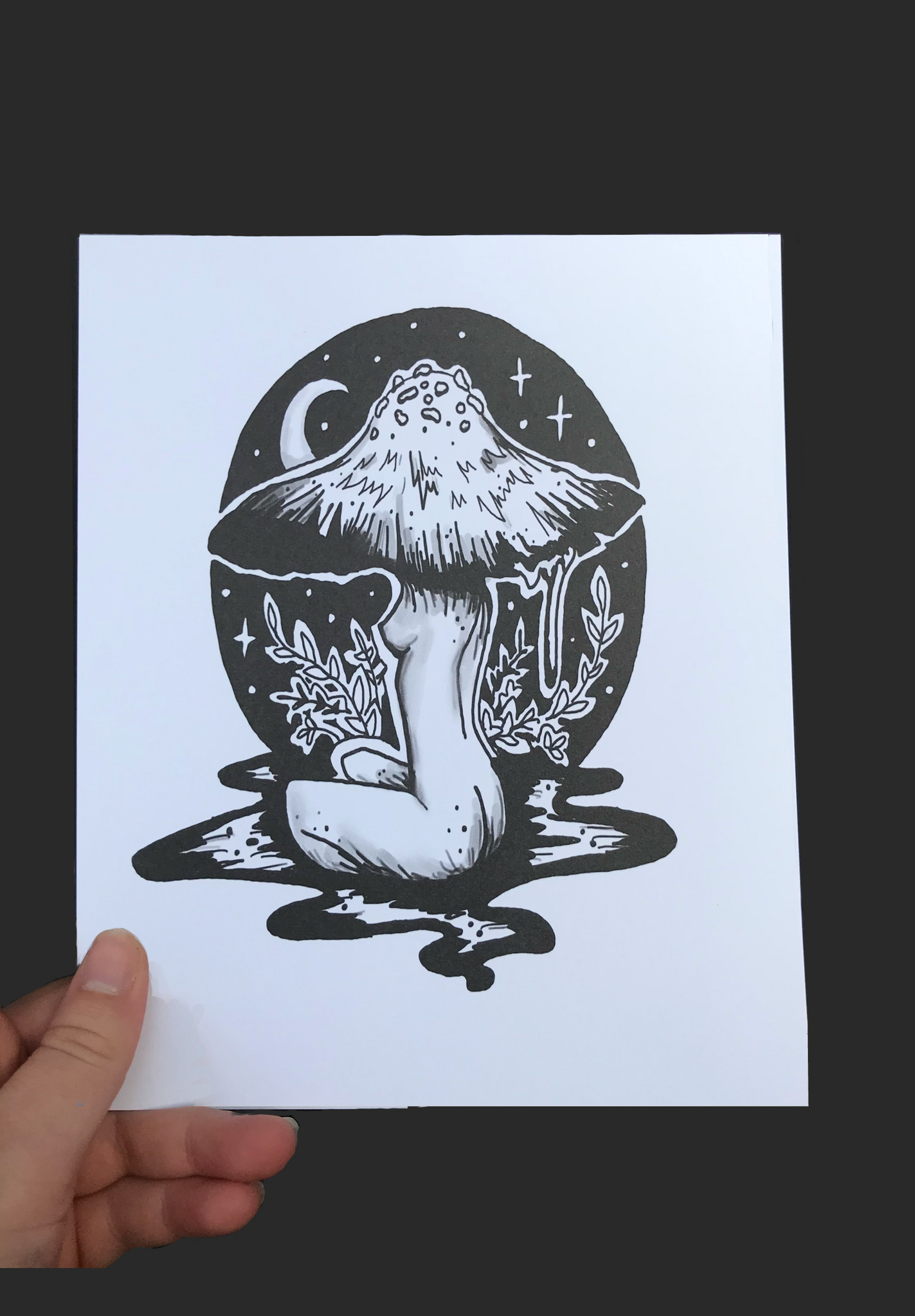 Mushroom Gurl Print