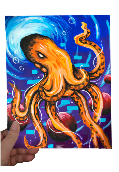 Octopus Art Print